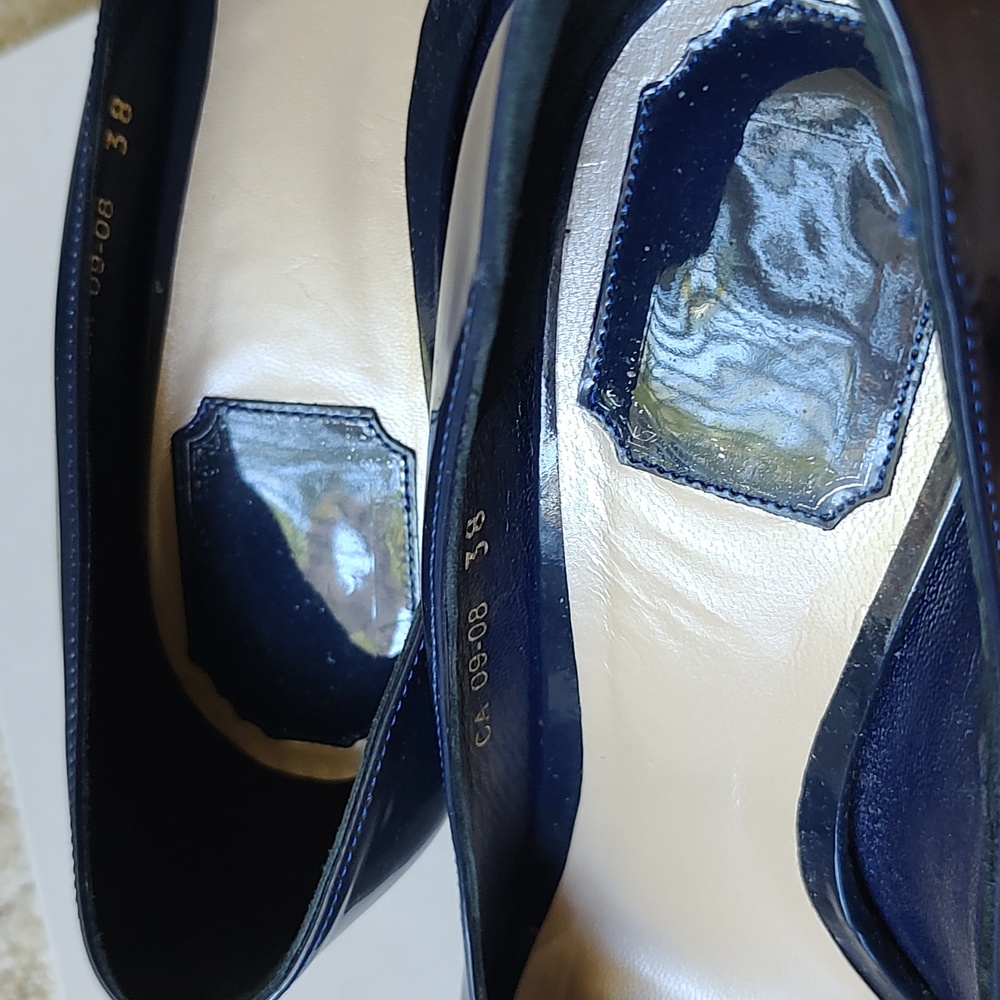 Miss DIOR Escarpin11 Bleu Foncé 38 from Saks Fifth Avenue - Picture 12 of 17